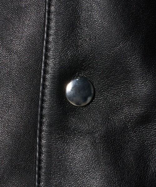 BEAUTY&YOUTH UNITED ARROWS（ビューティーアンドユースユナイテッドアローズ）の「セミベジタブル レザー トラッカー ジャケット（その他アウター・メンズ・ブラック・S/M/L/XL）」の16枚目の写真