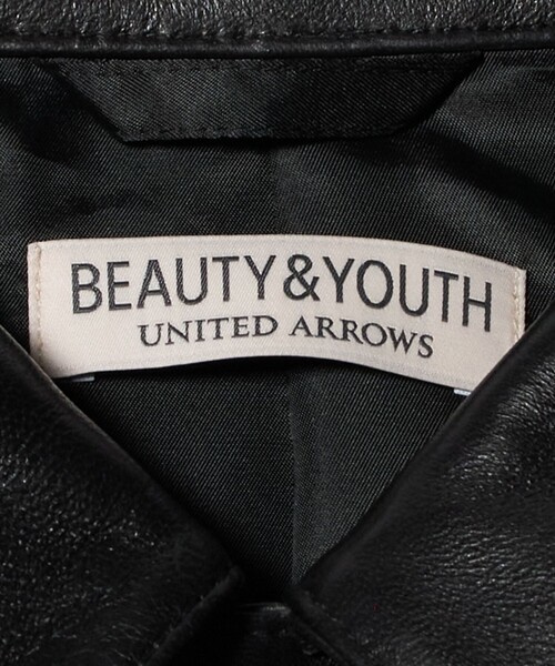 BEAUTY&YOUTH UNITED ARROWS（ビューティーアンドユースユナイテッドアローズ）の「セミベジタブル レザー トラッカー ジャケット（その他アウター・メンズ・ブラック・S/M/L/XL）」の17枚目の写真