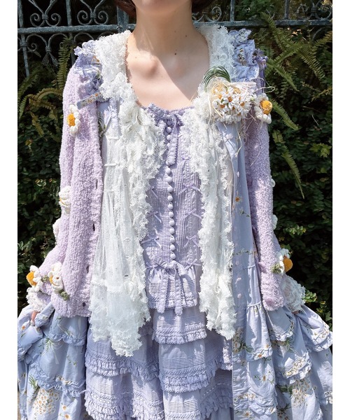 ドットチュールオーバーブラウス（シャツ/ブラウス）｜PINK HOUSE