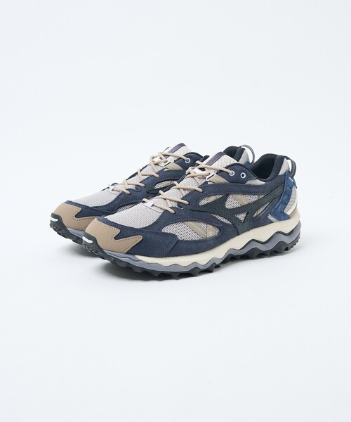 MIZUNO(ミズノ )の「【MIZUNO/ミズノ】 WAVE MUJIN TL / ミズノ ウエーブ ムジン TL スニーカー(スニーカー・メンズ・ネイビー/ブラウン・26/27/28)」の2枚目の写真