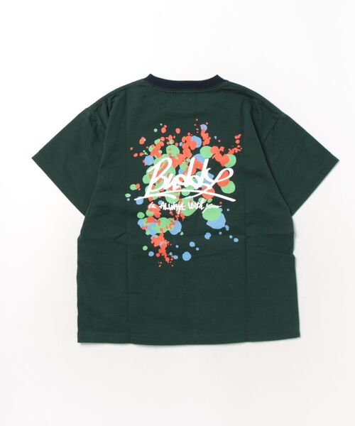 GROOVY COLORS(グルービーカラーズ)の「BUDDY Drip Painting Tee(Tシャツ/カットソー・キッズ・ライトグリーン・145/135)」の2枚目の写真