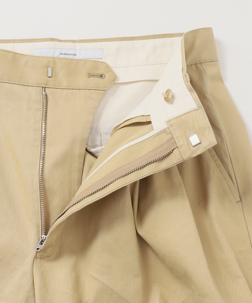 FRAMeWORK（フレームワーク）の「ワイドチノパンツ（チノパンツ・レディース・ベージュ/アイボリー・36/38/40）」の3枚目の写真