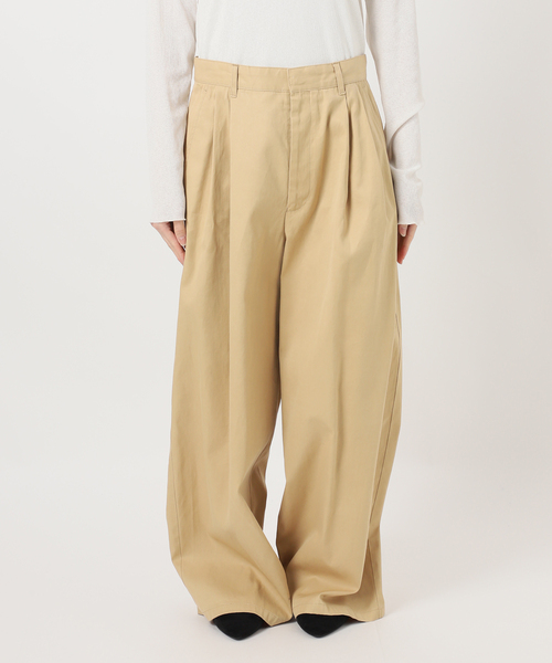 FRAMeWORK（フレームワーク）の「ワイドチノパンツ（チノパンツ・レディース・ベージュ/アイボリー・36/38/40）」の7枚目の写真