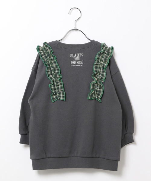 LEPSIM（レプシィム）の「【KIDS】フリルロゴワンピース　639446（スウェット・キッズ・チャコールグレー/グレー・120/130/140）」の18枚目の写真