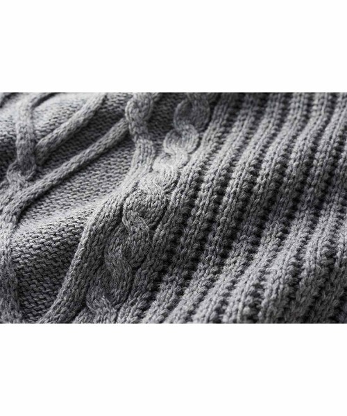 THREE FIFTY STANDARD（スリーフィフティースタンダード）の「ＴＨＲＥＥ　ＦＩＦＴＹ　ＳＴＡＮＤＡＲＤ　金子敦子さんと作った日本製のリサイクル素材をつかったニットベスト〈杢グレー〉（ベスト・レディース・杢グレー・3L/LL/L/M）」の12枚目の写真
