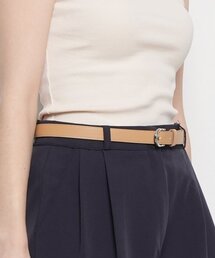 THE-ABON（エイボン）の「ウィメンズカジュアルスリムレザーベルトベージュ（ベルト）」