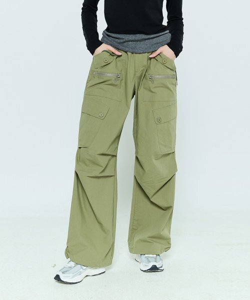 LARTIGENT(ラーティゼン)の「L6 POCKET PANTS(KHAKI)(スウェットパンツ・レディース・その他・FREE)」の3枚目の写真