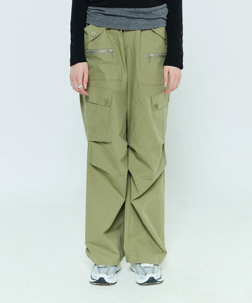 LARTIGENT(ラーティゼン)の「L6 POCKET PANTS(KHAKI)(スウェットパンツ・レディース・その他・FREE)」の5枚目の写真