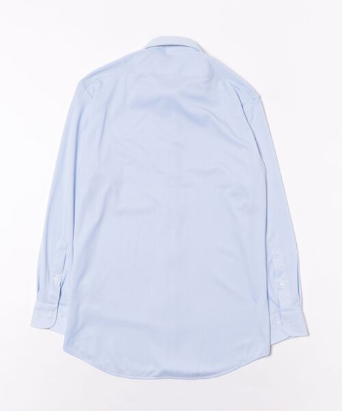 TAKA-Q(タカキュー)の「ワイシャツ メンズ ストレッチ 吸水速乾 ノンアイロン ワイドカラー 長袖 ビジネス ドレス NEWスタンダードフィット(ビジネスシャツ・メンズ・サックスブルー・首回り43cm-裄丈86cm/首回り43cm-裄丈82cm/首回り41cm-裄丈86cm/首回り41cm-裄丈82cm/首回り39cm-裄丈84cm/首回り39cm-裄丈80cm/首回り37cm-裄丈80cm/首回り45cm-裄丈86cm)」の3枚目の写真