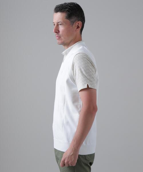 St ANDREWS(セントアンドリュース)の「14G天竺×ケーブル Vネックニットベスト (MENS)(ニット/セーター・メンズ・グレー/ホワイト/ブラック・L/LL/M)」の21枚目の写真