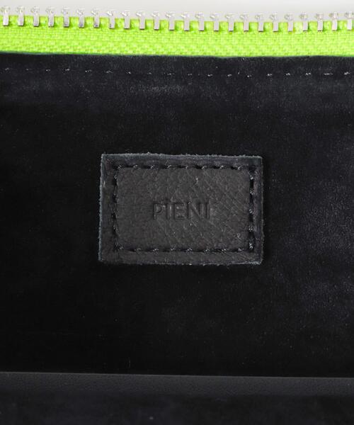 PIENI(ピエニ)の「PIENI MINI BRIEF(ショルダーバッグ・メンズ・ブラック/ピンク/グリーン・ONE)」の13枚目の写真
