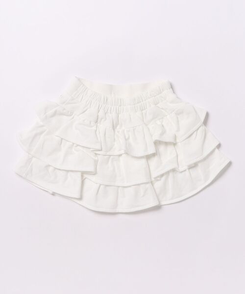 PINKHUNT(ピンクハント)の「PINKHUNT 3段フリルスカート 1319K (トップス別売り)(スカート・キッズ・ブラック/ホワイト・120cm/130cm/140cm/150cm/160cm)」の3枚目の写真