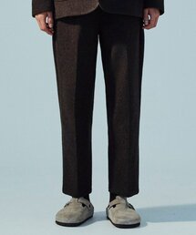 MOAA（モア）の「フレットボカシウールパンツ (ブラウン)（スラックス）」