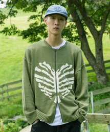 XTONZ（エクストーンズ）の「XTK037 ボウンニット集業(KHAKI)（カーディガン/ボレロ）」