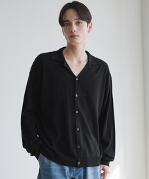 LUENNA | 【LUENNA】Basic Open-Collar   Shirt Cardigan / ベーシックオープンカラーシャツカーディガン(カーディガン/ボレロ)