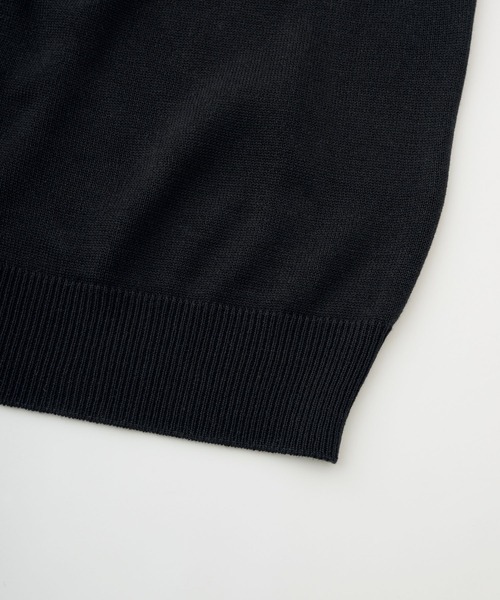 LUENNA(ルエナ)の「【LUENNA】Basic Open-Collar Shirt Cardigan / ベーシックオープンカラーシャツカーディガン(カーディガン/ボレロ・メンズ・ブラック/ブルー・L/M/S)」の9枚目の写真