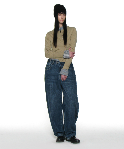 PARTIMENTO WOMEN(パルティメントウィメン)の「ツーウェイアシンメトリックニットカーディガン_ベージュ(カーディガン/ボレロ・レディース・その他・S/M)」の5枚目の写真