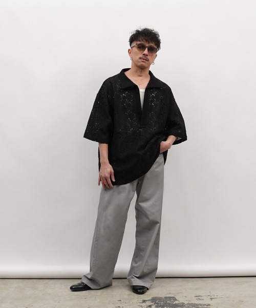 Aphlotus（アプロタス）の「TC ツイスト ツイルパンツ（その他パンツ・メンズ・グレー/ブラック・MEDIUM/SMALL/LARGE）」の17枚目の写真