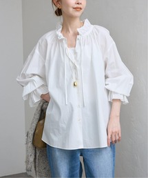 SLOBE IENA | 《追加》タイプライターフリルブラウス(シャツ/ブラウス)