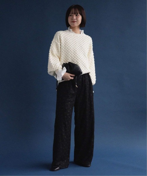 SLOBE IENA（スローブイエナ）の「《追加》タイプライターフリルブラウス（シャツ/ブラウス・レディース・ホワイト/グリーン/ブルー/ベージュ/イエロー・FREE）」の15枚目の写真