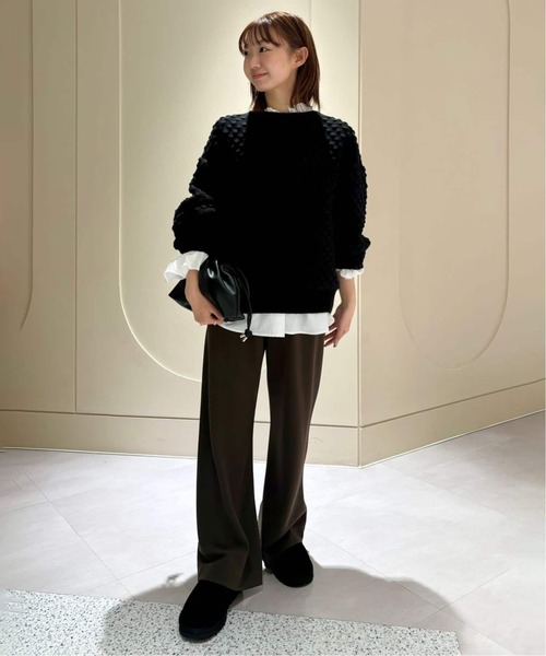 SLOBE IENA（スローブイエナ）の「《追加》タイプライターフリルブラウス（シャツ/ブラウス・レディース・ホワイト/グリーン/ブルー/ベージュ/イエロー・FREE）」の17枚目の写真