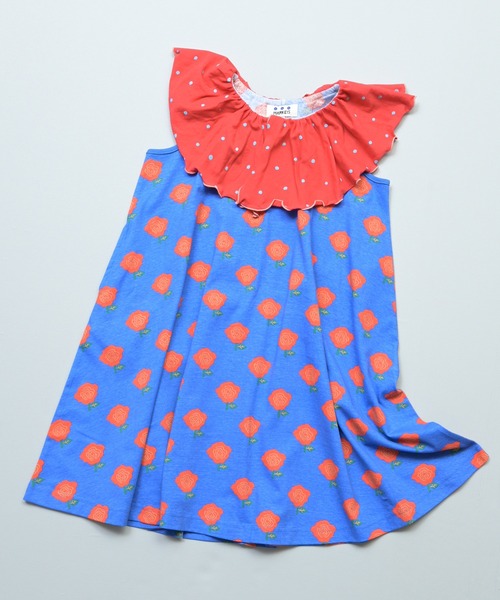 MARKEY'S(マーキーズ)の「フレアーカラーワンピース(ワンピース・キッズ・ラベンダー/レッド系その他/イエロー系その他/ピンク系その他・120/110/100/90/150/140/130)」の4枚目の写真