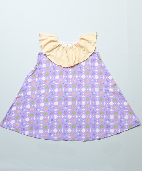 MARKEY'S(マーキーズ)の「フレアーカラーワンピース(ワンピース・キッズ・ラベンダー/レッド系その他/イエロー系その他/ピンク系その他・120/110/100/90/150/140/130)」の18枚目の写真