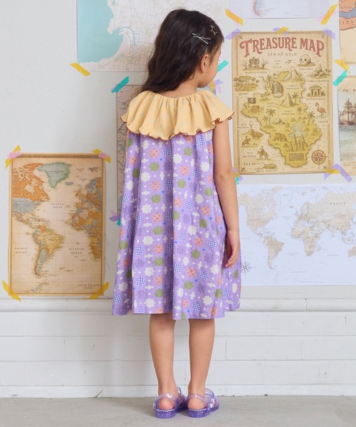 MARKEY'S(マーキーズ)の「フレアーカラーワンピース(ワンピース・キッズ・ラベンダー/レッド系その他/イエロー系その他/ピンク系その他・120/110/100/90/150/140/130)」の13枚目の写真