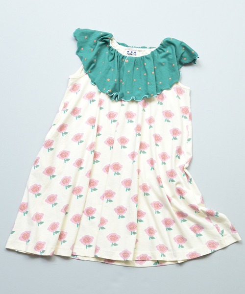 MARKEY'S(マーキーズ)の「フレアーカラーワンピース(ワンピース・キッズ・ラベンダー/レッド系その他/イエロー系その他/ピンク系その他・120/110/100/90/150/140/130)」の5枚目の写真