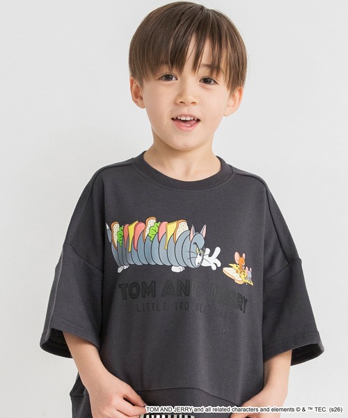 BRANSHES(ブランシェス)の「【トムとジェリー】スウェット7分袖Tシャツ(Tシャツ/カットソー・キッズ・ブラウン/チャコールグレー/アイボリー・120/110/130/90/100)」の22枚目の写真