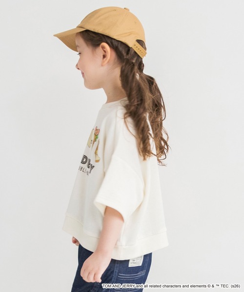 BRANSHES(ブランシェス)の「【トムとジェリー】スウェット7分袖Tシャツ(Tシャツ/カットソー・キッズ・ブラウン/チャコールグレー/アイボリー・120/110/130/90/100)」の7枚目の写真