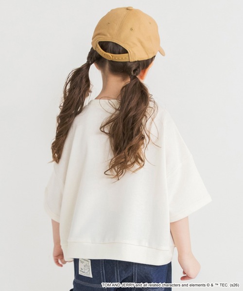 BRANSHES(ブランシェス)の「【トムとジェリー】スウェット7分袖Tシャツ(Tシャツ/カットソー・キッズ・ブラウン/チャコールグレー/アイボリー・120/110/130/90/100)」の8枚目の写真