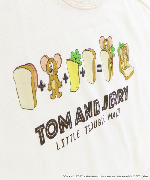 BRANSHES(ブランシェス)の「【トムとジェリー】スウェット7分袖Tシャツ(Tシャツ/カットソー・キッズ・ブラウン/チャコールグレー/アイボリー・120/110/130/90/100)」の11枚目の写真