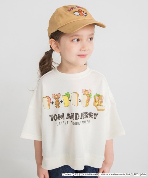 BRANSHES(ブランシェス)の「【トムとジェリー】スウェット7分袖Tシャツ(Tシャツ/カットソー・キッズ・ブラウン/チャコールグレー/アイボリー・120/110/130/90/100)」の13枚目の写真
