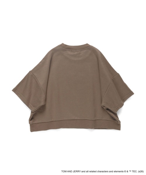 BRANSHES(ブランシェス)の「【トムとジェリー】スウェット7分袖Tシャツ(Tシャツ/カットソー・キッズ・ブラウン/チャコールグレー/アイボリー・120/110/130/90/100)」の15枚目の写真