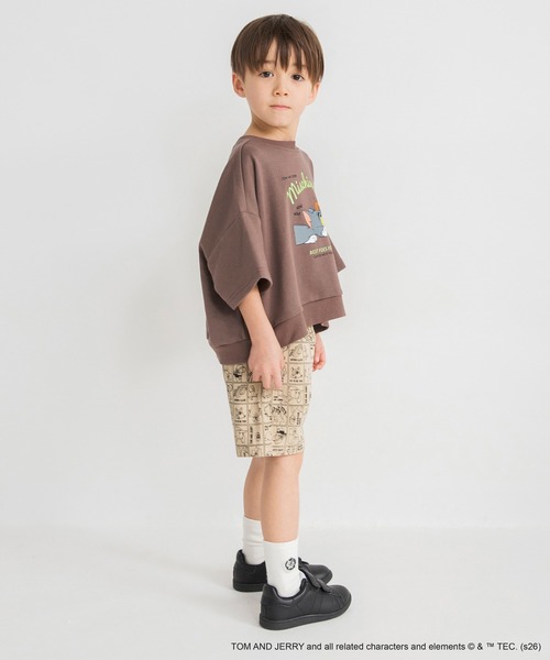 BRANSHES(ブランシェス)の「【トムとジェリー】スウェット7分袖Tシャツ(Tシャツ/カットソー・キッズ・ブラウン/チャコールグレー/アイボリー・120/110/130/90/100)」の20枚目の写真