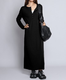 by LEGNA（バイレグナ）の「【選べる丈感】リブマキシヘンリーネックワンピース（ワンピース）」