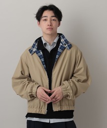 RAGEBLUE（レイジブルー）の「Reversible Stand Neck Bourbon/リバーシブルTRスタンドネックブルゾン（ブルゾン）」