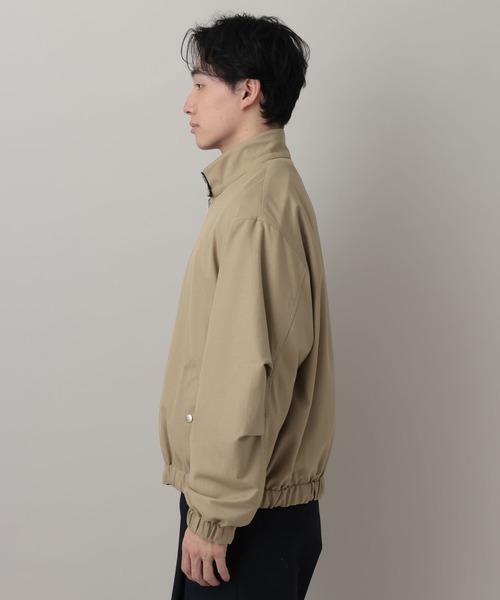 RAGEBLUE（レイジブルー）の「Reversible Stand Neck Bourbon/リバーシブルTRスタンドネックブルゾン（ブルゾン・メンズ・ネイビー/ベージュ・MEDIUM/LARGE）」の9枚目の写真