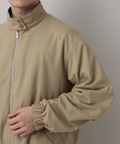 RAGEBLUE（レイジブルー）の「Reversible Stand Neck Bourbon/リバーシブルTRスタンドネックブルゾン（ブルゾン・メンズ・ネイビー/ベージュ・MEDIUM/LARGE）」の13枚目の写真