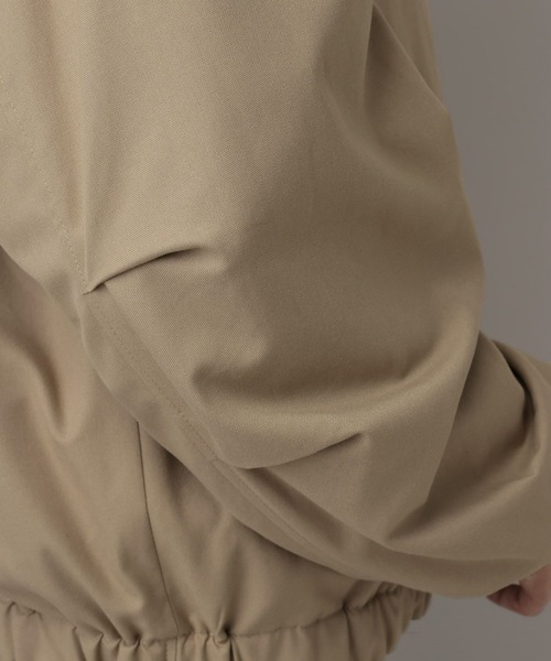 RAGEBLUE（レイジブルー）の「Reversible Stand Neck Bourbon/リバーシブルTRスタンドネックブルゾン（ブルゾン・メンズ・ネイビー/ベージュ・MEDIUM/LARGE）」の3枚目の写真