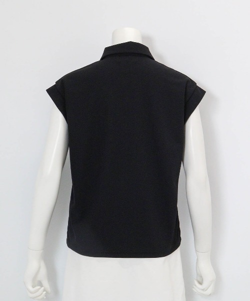 archivio(アルチビオ)の「<LADIES>UV速乾ジップ襟プルオーバー(Tシャツ/カットソー・レディース・ホワイト/レッド/ライトブルー/ブラック・L/M/S)」の10枚目の写真