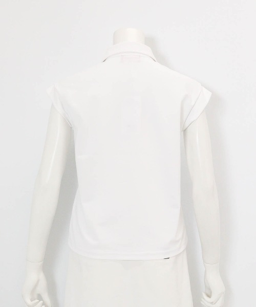 archivio(アルチビオ)の「<LADIES>UV速乾ジップ襟プルオーバー(Tシャツ/カットソー・レディース・ホワイト/レッド/ライトブルー/ブラック・L/M/S)」の8枚目の写真