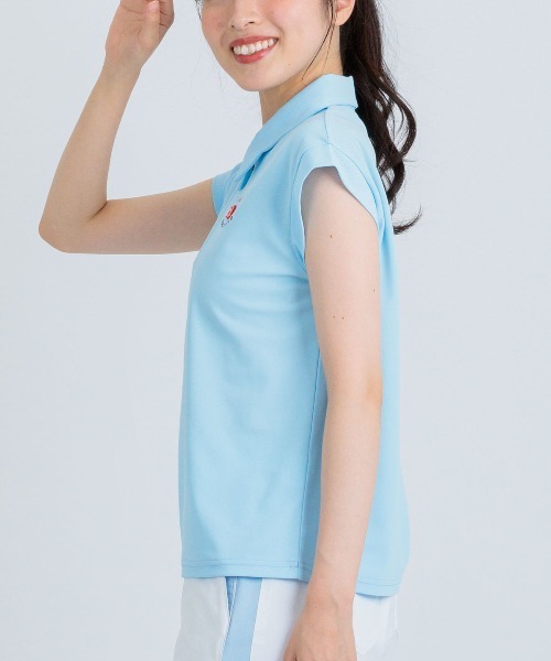 archivio(アルチビオ)の「<LADIES>UV速乾ジップ襟プルオーバー(Tシャツ/カットソー・レディース・ホワイト/レッド/ライトブルー/ブラック・L/M/S)」の16枚目の写真