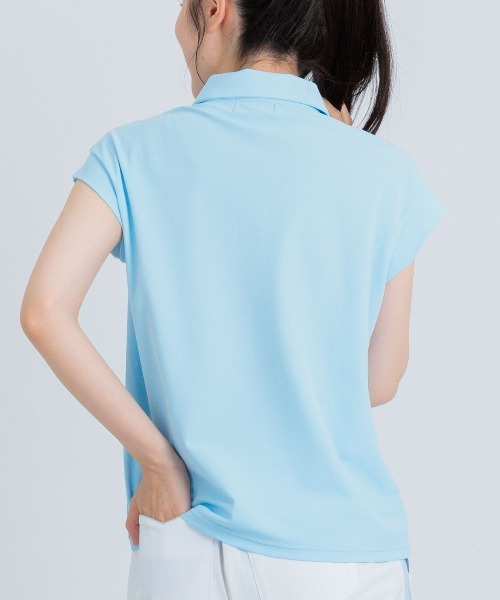 archivio(アルチビオ)の「<LADIES>UV速乾ジップ襟プルオーバー(Tシャツ/カットソー・レディース・ホワイト/レッド/ライトブルー/ブラック・L/M/S)」の17枚目の写真
