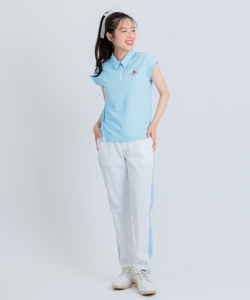 archivio(アルチビオ)の「<LADIES>UV速乾ジップ襟プルオーバー(Tシャツ/カットソー・レディース・ホワイト/レッド/ライトブルー/ブラック・L/M/S)」の20枚目の写真