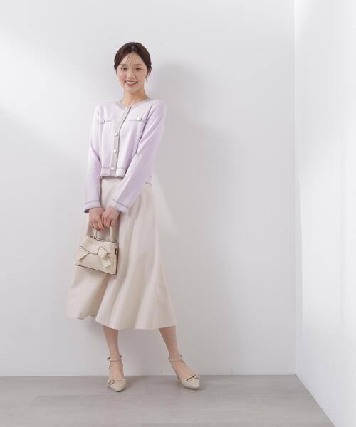 PROPORTION BODY DRESSING（プロポーションボディドレッシング）の「スプリングフレアースカート / 1216120206（スカート・レディース・ピンク/ホワイト系その他/ブラック・X-SMALL/MEDIUM/SMALL）」の16枚目の写真