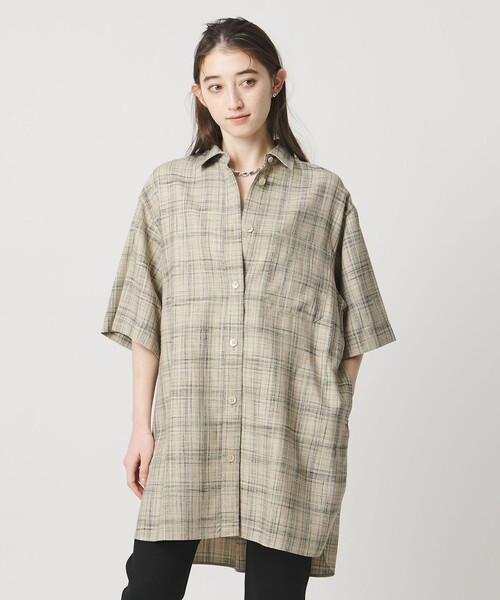 UNITED ARROWS(ユナイテッドアローズ)の「RICCERI シャツ チュニックワンピース(ワンピース・レディース・その他2・FREE)」の1枚目の写真