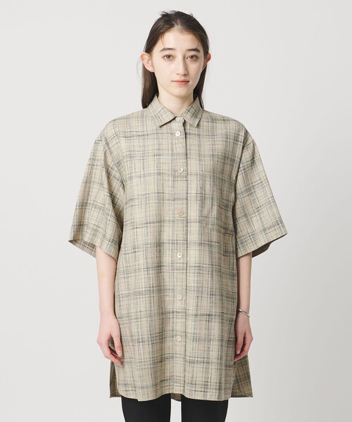 UNITED ARROWS(ユナイテッドアローズ)の「RICCERI シャツ チュニックワンピース(ワンピース・レディース・その他2・FREE)」の2枚目の写真