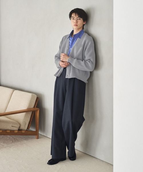 U.S. POLO ASSN.(ユーエスポロアッスン)の「U.S. POLO ASSN.畦編みVネックカーディガン(カーディガン/ボレロ・メンズ・ブラック/ネイビー/グレー・S/M/L)」の21枚目の写真
